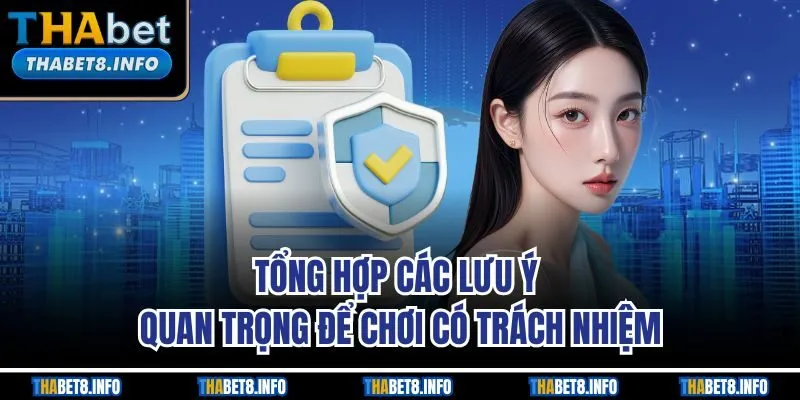 Tổng hợp các lưu ý quan trọng để chơi có trách nhiệm Tổng hợp các lưu ý quan trọng để chơi có trách nhiệm